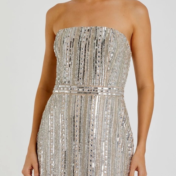 Mac Duggal 93831 Embellished Strapless Sheath Dress - Picture 5 of 16